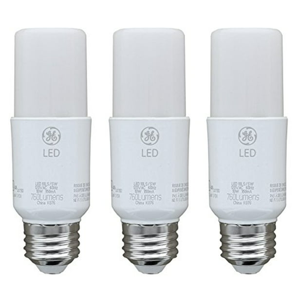 12-Bulbs 2 pack GE Bright Stik 9w LED Light Bulb • 60W replacement Soft white 